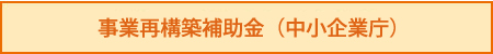 事業再構築補助金（中小企業庁）